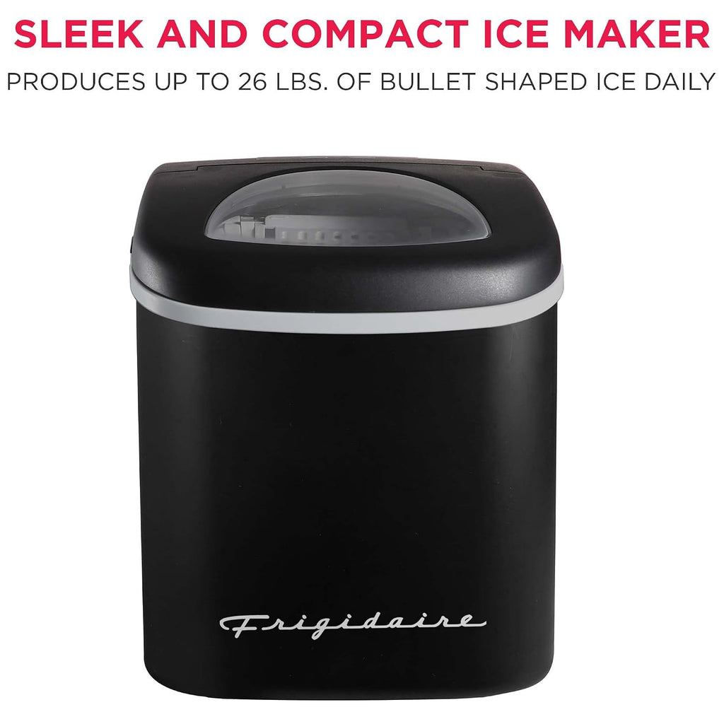 128AMZBLK Black 26Lbs Countertop Ice Maker