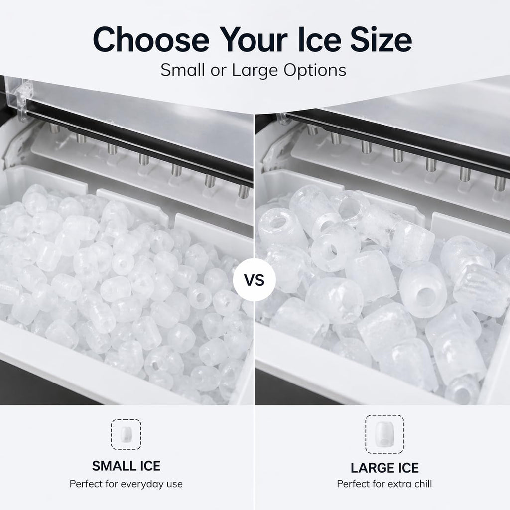 Compact Fast Freeze Portable Countertop Ice Maker