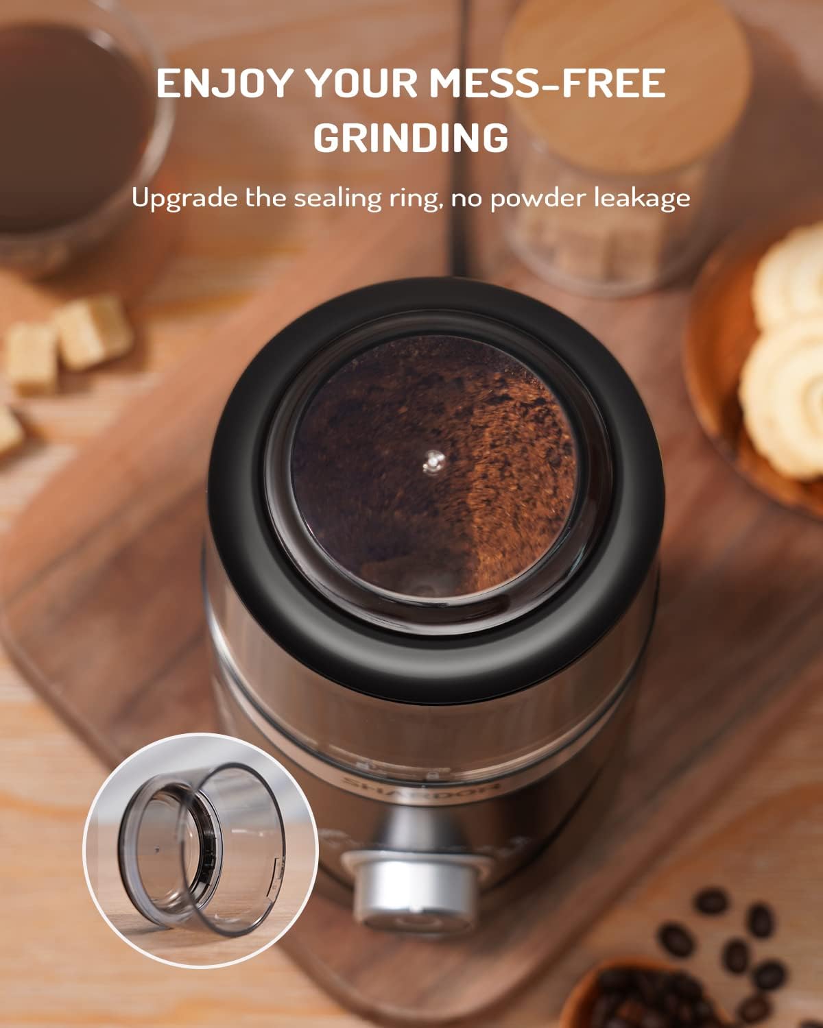 SHARDOR Super Silent Blade Coffee Grinder