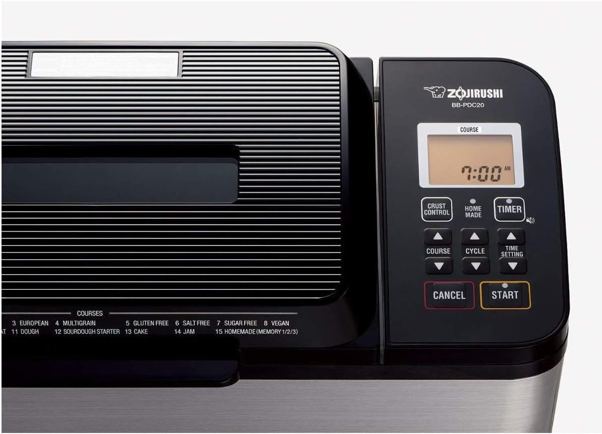 Zojirushi Virtuoso Plus Breadmaker BB-PDC20BA