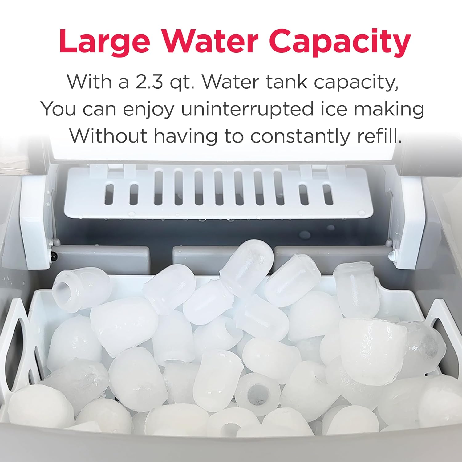 Stainless Frigidaire 26Lbs Portable Ice Maker