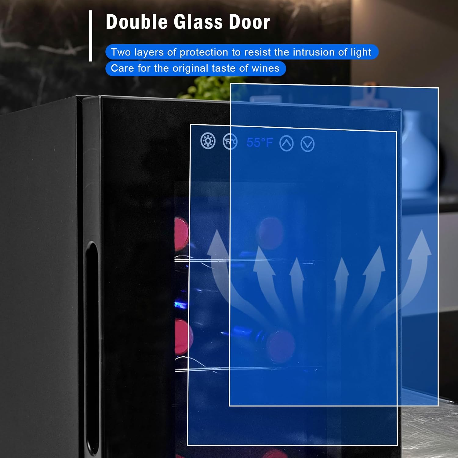 Iceblue 6 Bottle Wine Fridge