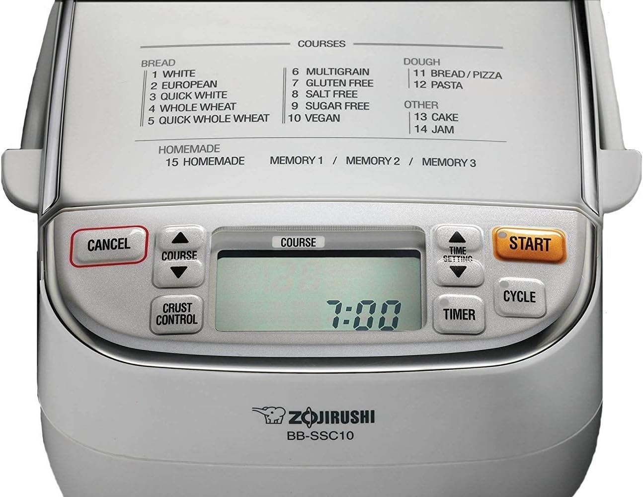 Zojirushi Maestro Breadmaker BB-SSC10WZ