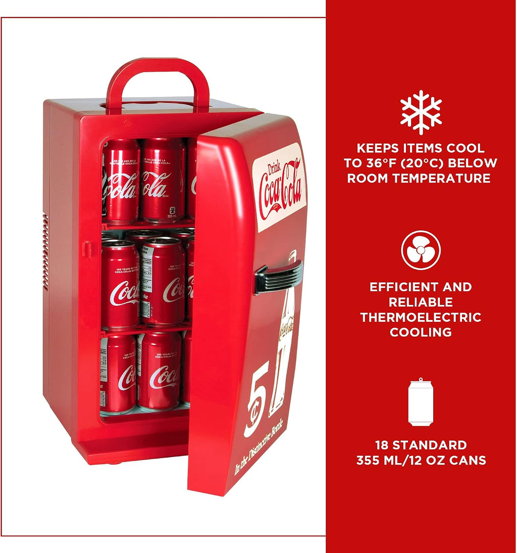 Coca Cola 18 Can Mini Fridge
