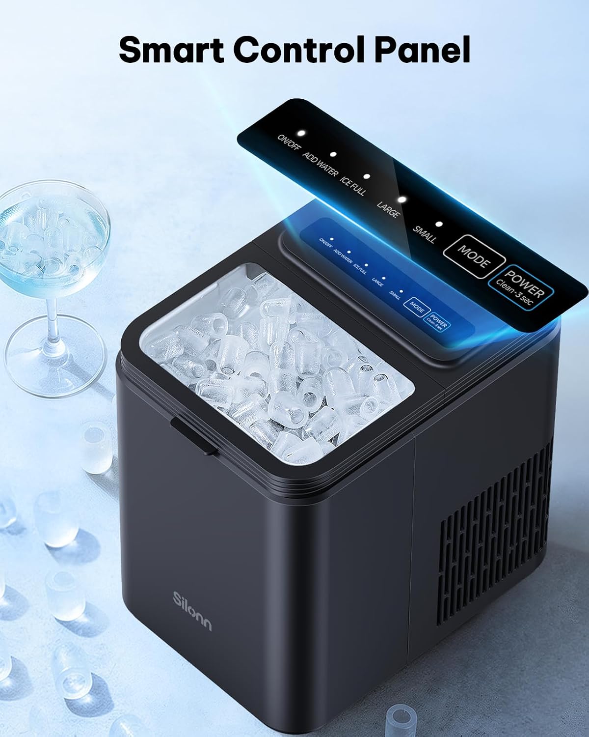 Silonn Portable Bullet Countertop Ice Maker