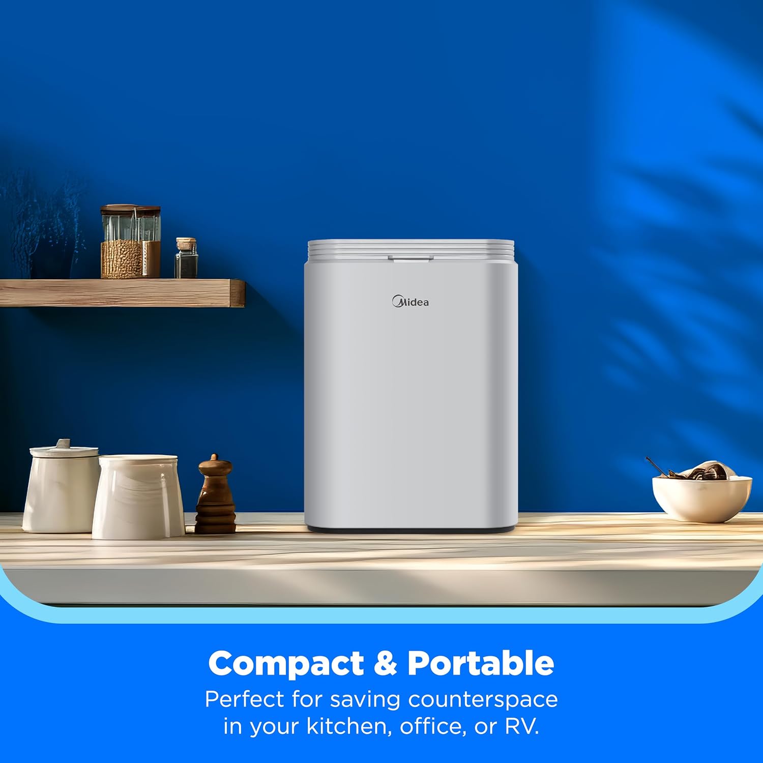 Midea MERI26B1AGY Bullet Ice Maker