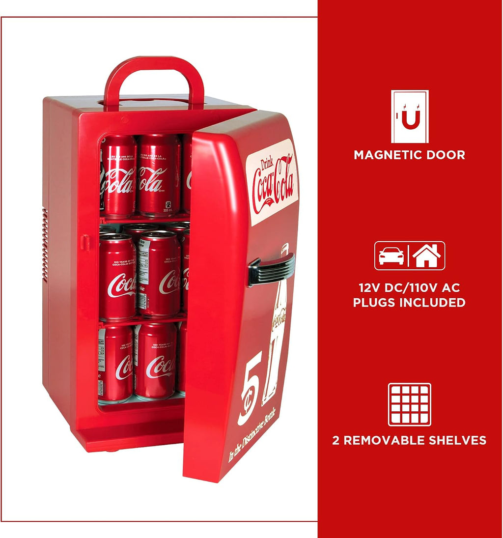 Coca Cola 18 Can Mini Fridge