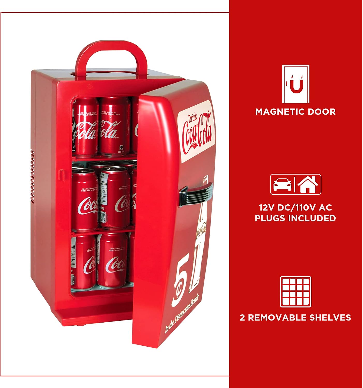 Coca Cola 18 Can Mini Fridge