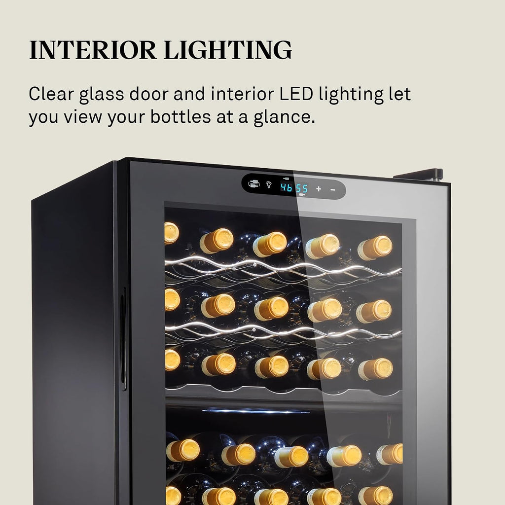 Wine Enthusiast 32 Bottle Dual Zone Wine Cooler