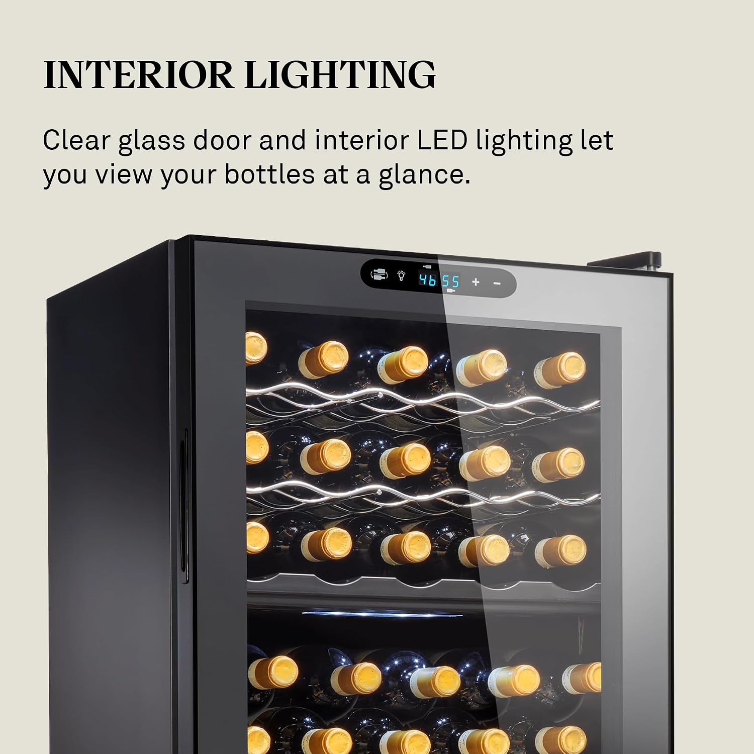 Wine Enthusiast 32 Bottle Dual Zone Wine Cooler