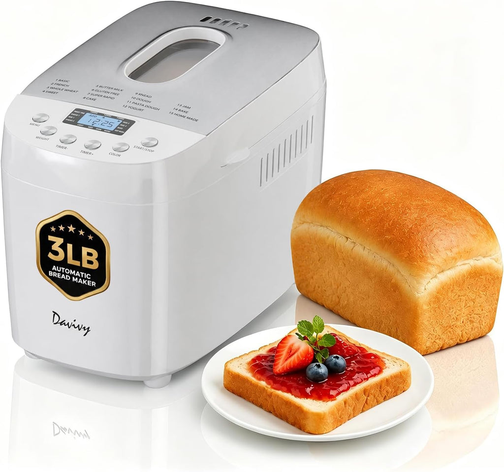 Davivy 15-in-1 3LB Bread Maker
