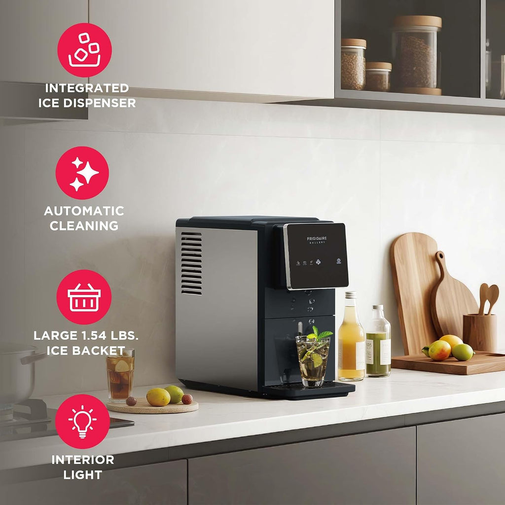 Frigidaire Slate Touchscreen 33Lbs Nugget Ice Maker