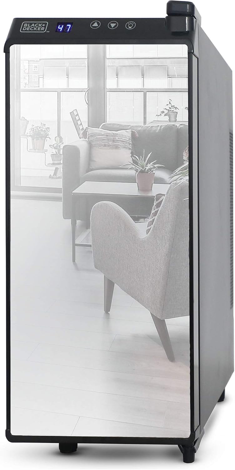 BLACK+DECKER 12 Bottle Wine Fridge