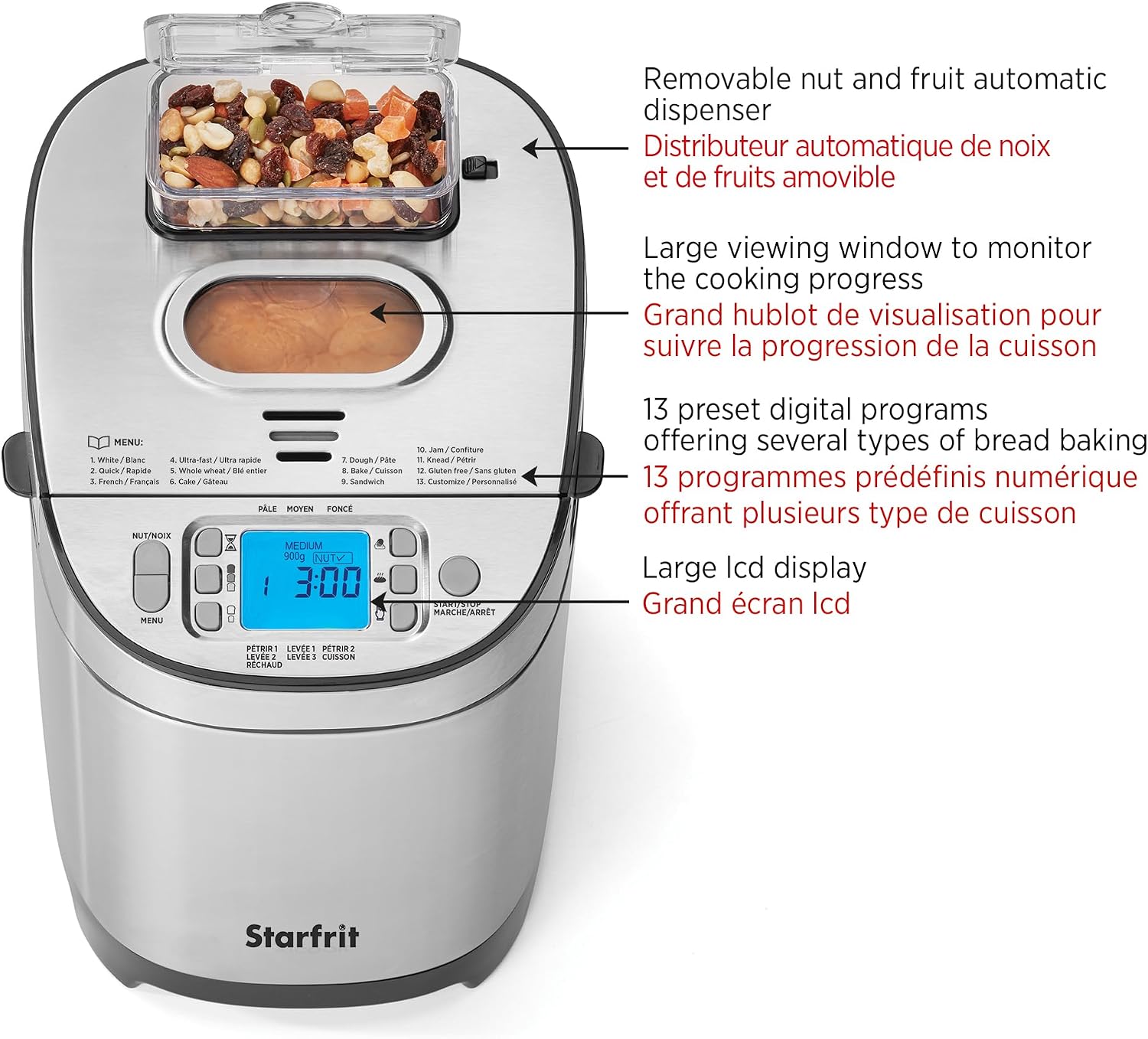Starfrit 2lb Electric Bread Maker