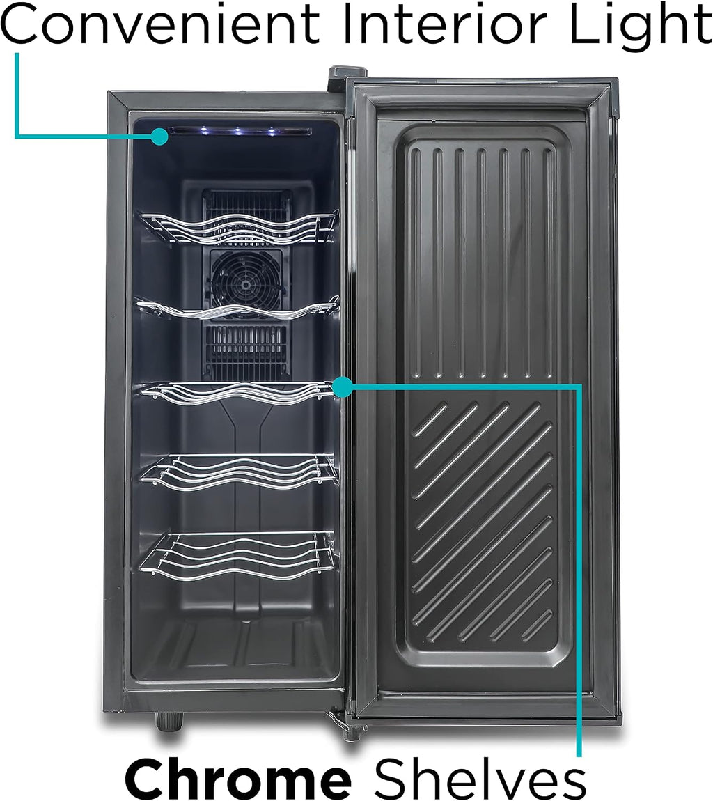 BLACK+DECKER 12 Bottle Wine Fridge