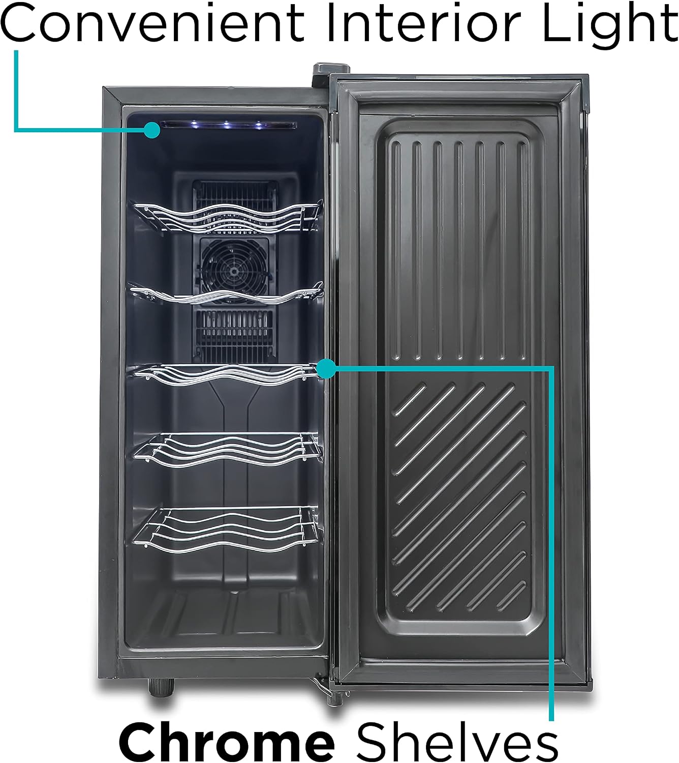 BLACK+DECKER 12 Bottle Wine Fridge