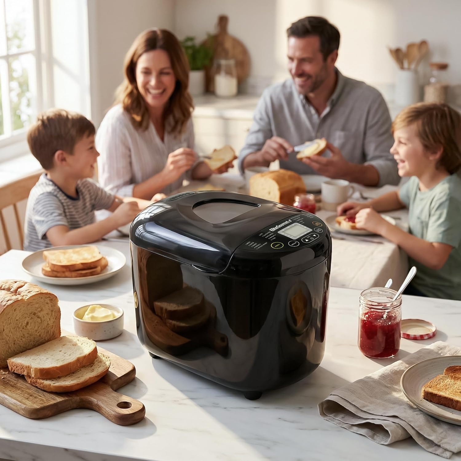 Elite Gourmet 19 Presets 2LB Bread Maker