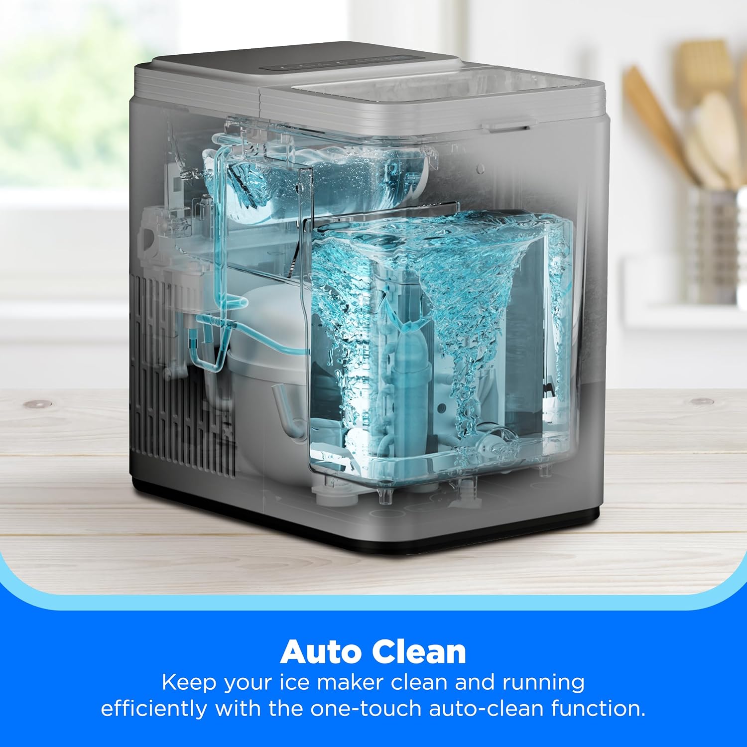 Midea MERI26B1AGY Bullet Ice Maker