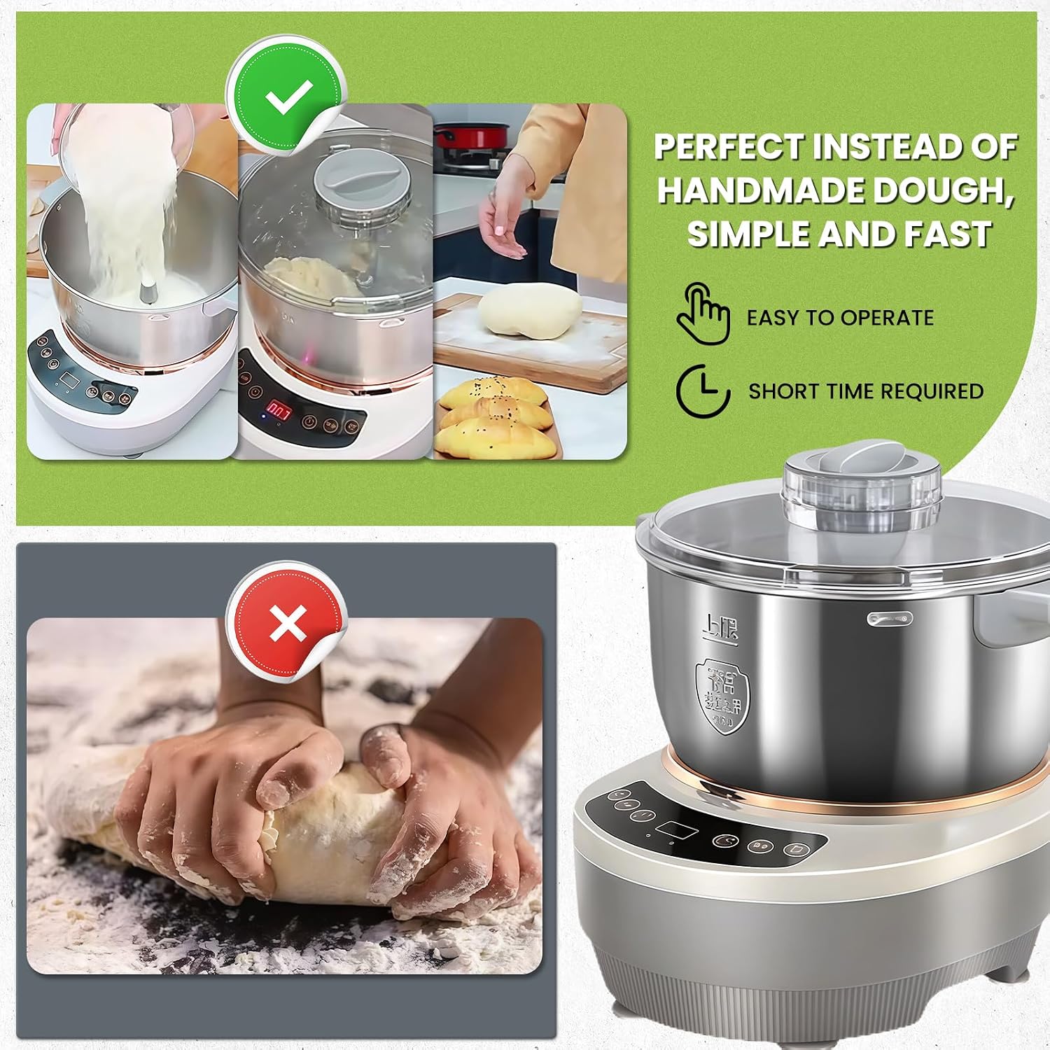 7L Electric Dough Maker