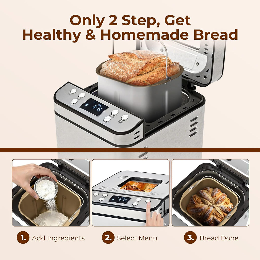 Rosewill 25-in-1 Bread Maker Machine