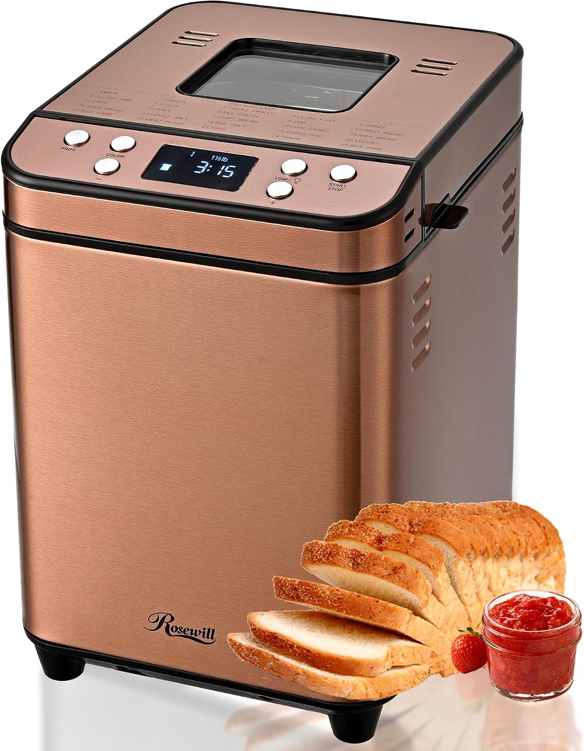 Rosewill 25-in-1 Bread Maker Machine