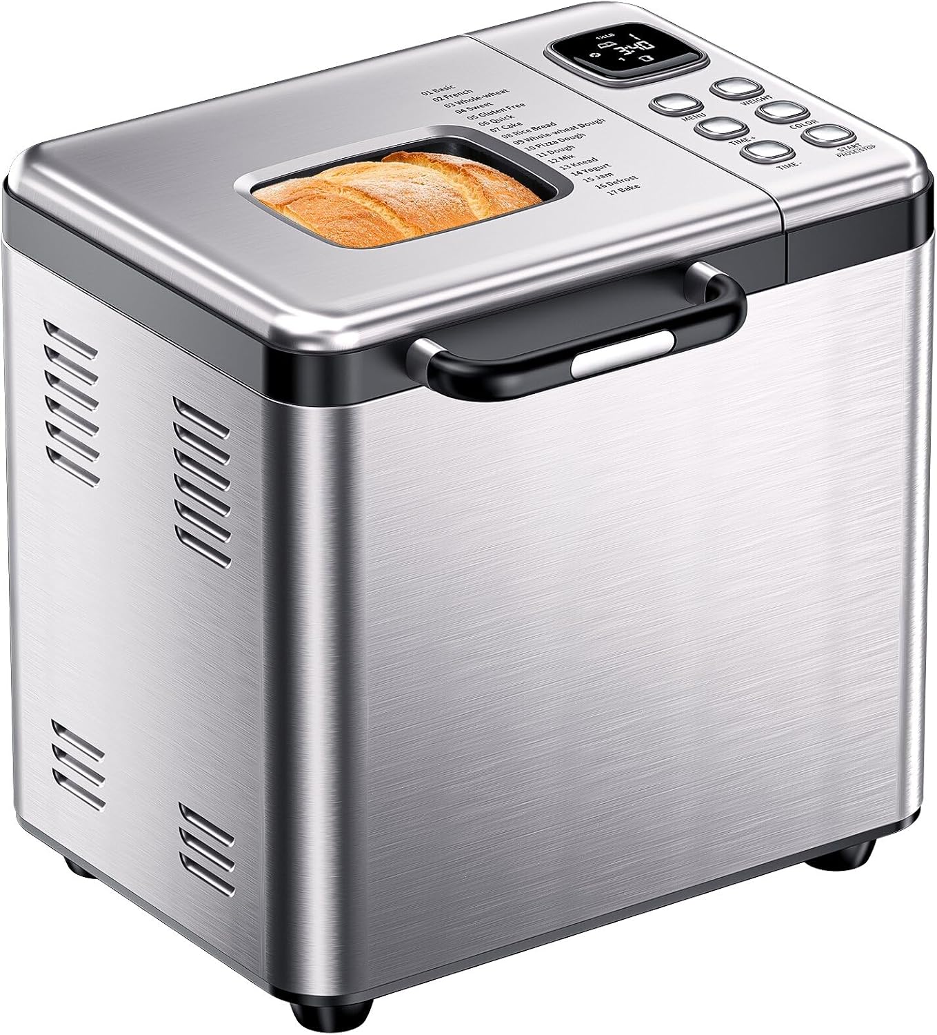 17-in-1 2LB Stainless Steel Bread Maker