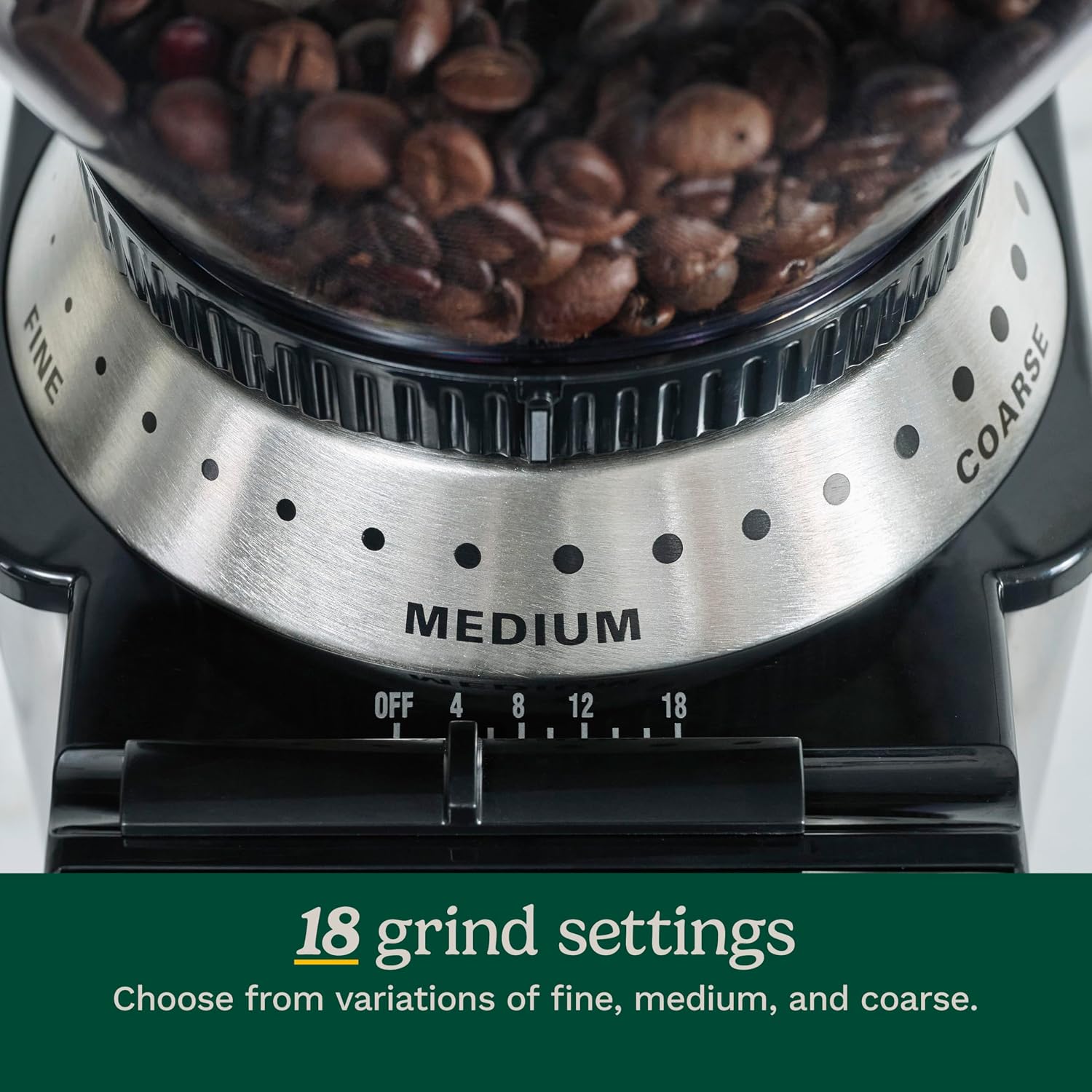 Cuisinart DBM-8P1 18-Setting Burr Coffee Grinder
