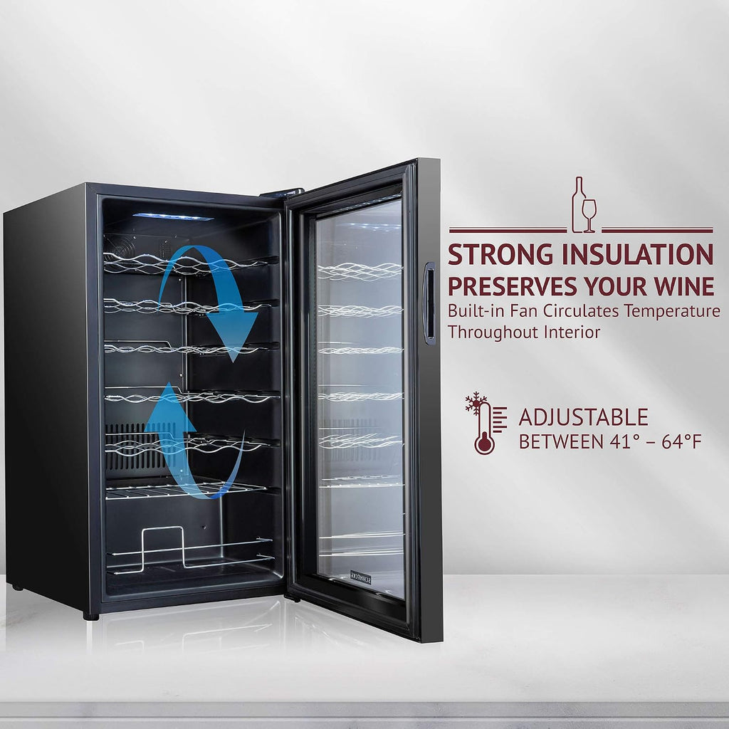 Schmecke 34 Bottle Compressor Wine Cooler