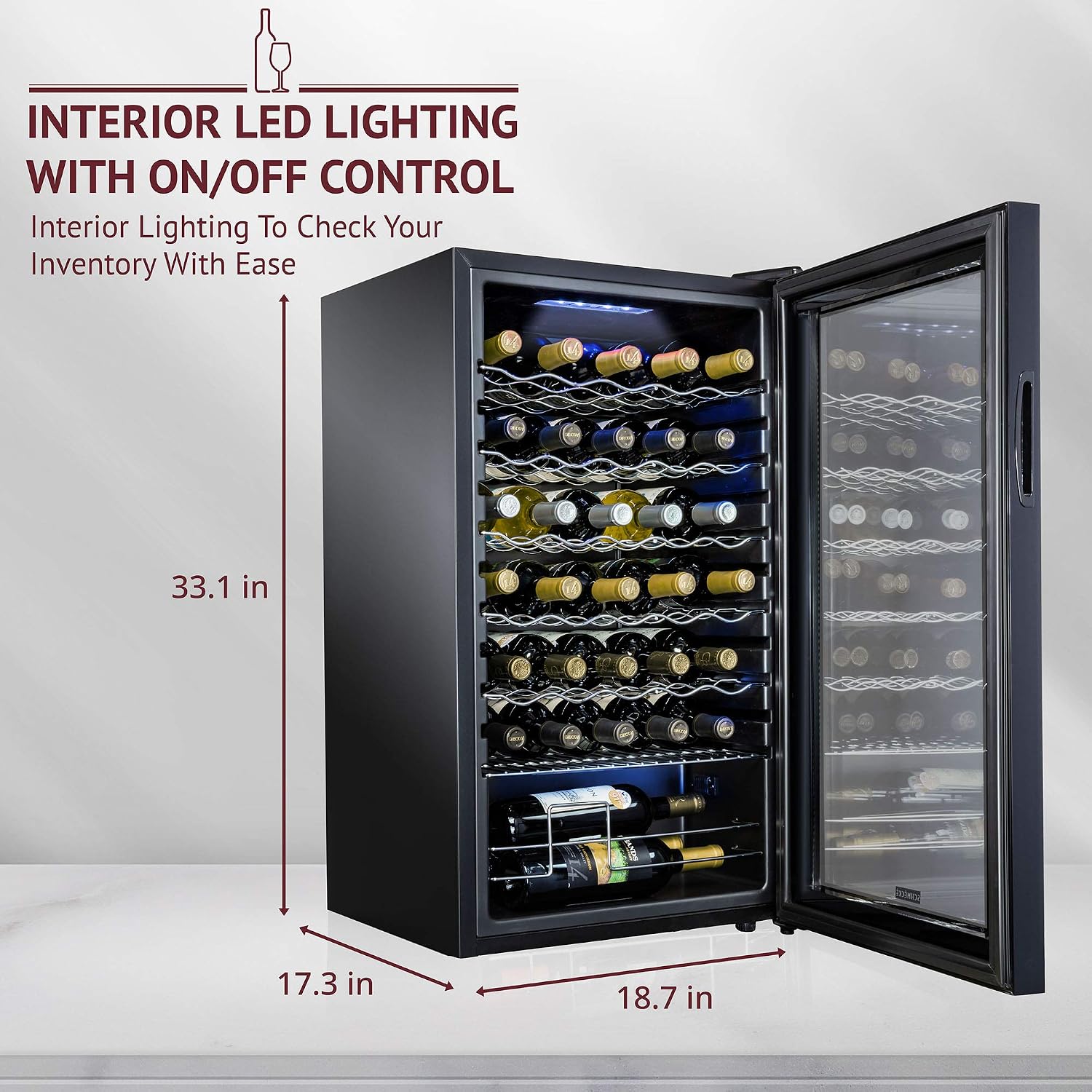 Schmecke 34 Bottle Compressor Wine Cooler